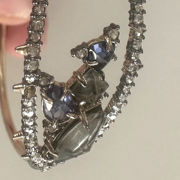 Rebekah Price Montana Blue, Grey & Crystal Clear Gold-tone Bracelet - 6.5 in. - Picture 8 of 14